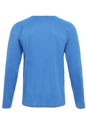 Camiseta de entrenamiento de manga larga-Azul