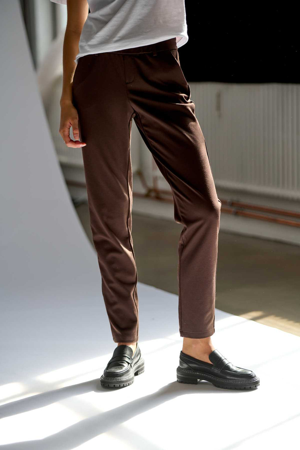 El original Performance Pants - Marron oscuro