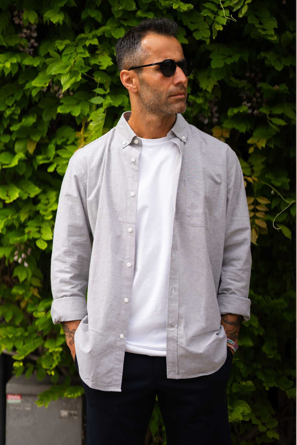 The Original Performance Oxford Shirt™️ - Grey Melange