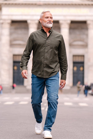 The Original Performance Oxford Shirt ™ ️ - Noche del bosque