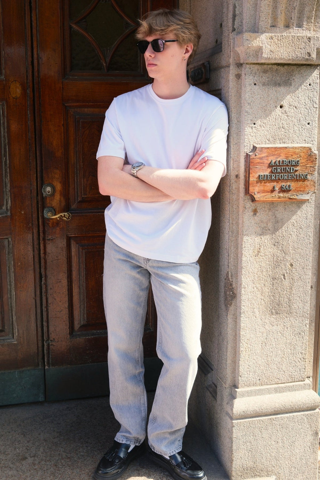 Noah Loose Fit Jeans - Grey Denim