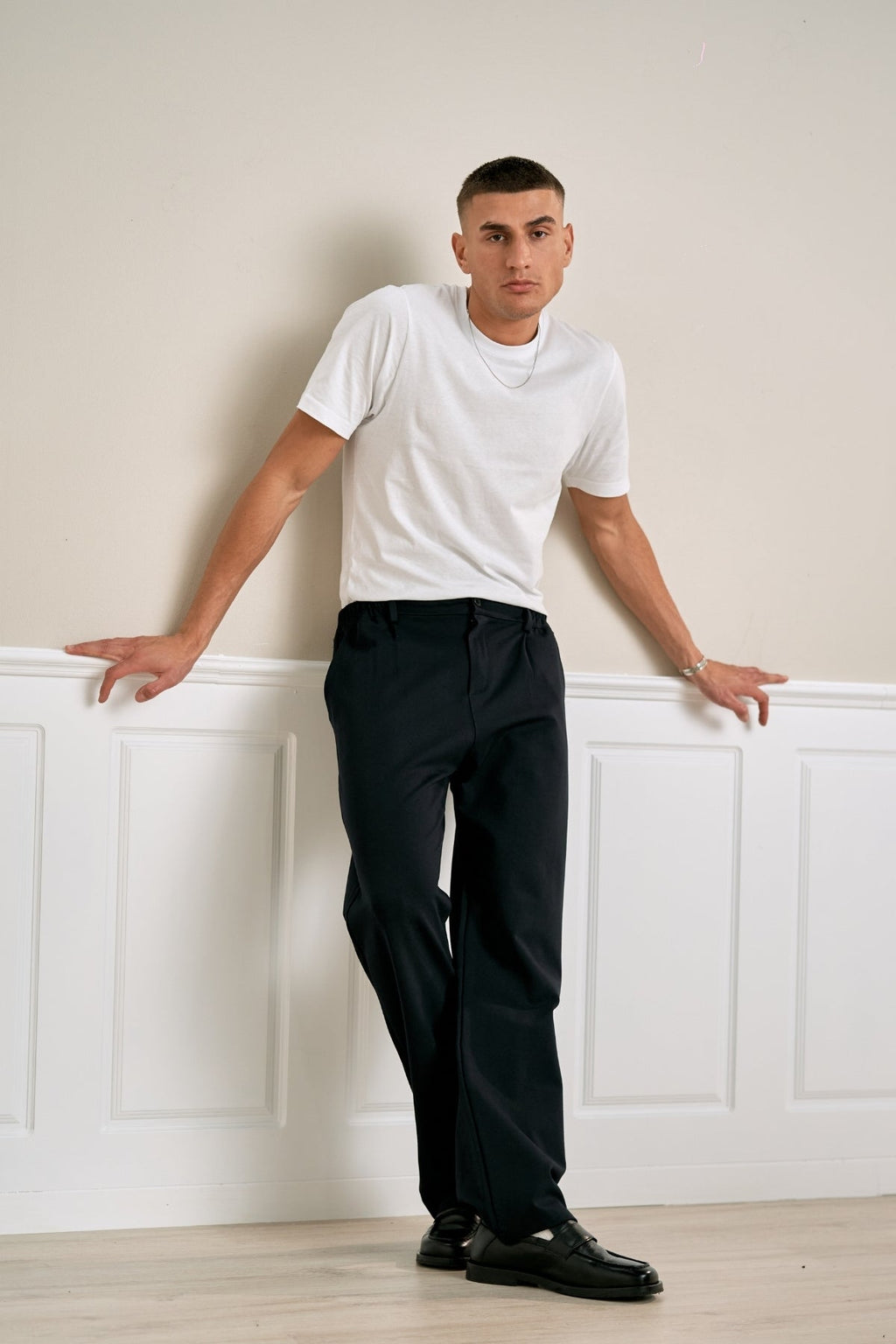 Traje Pants Suelto - negro