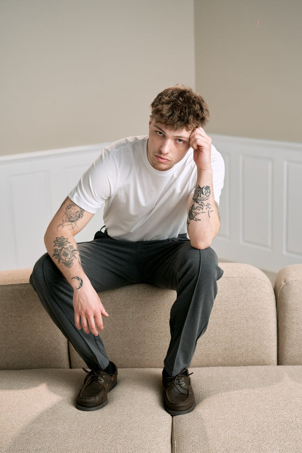 Performance Pants Fit Loose - carbón