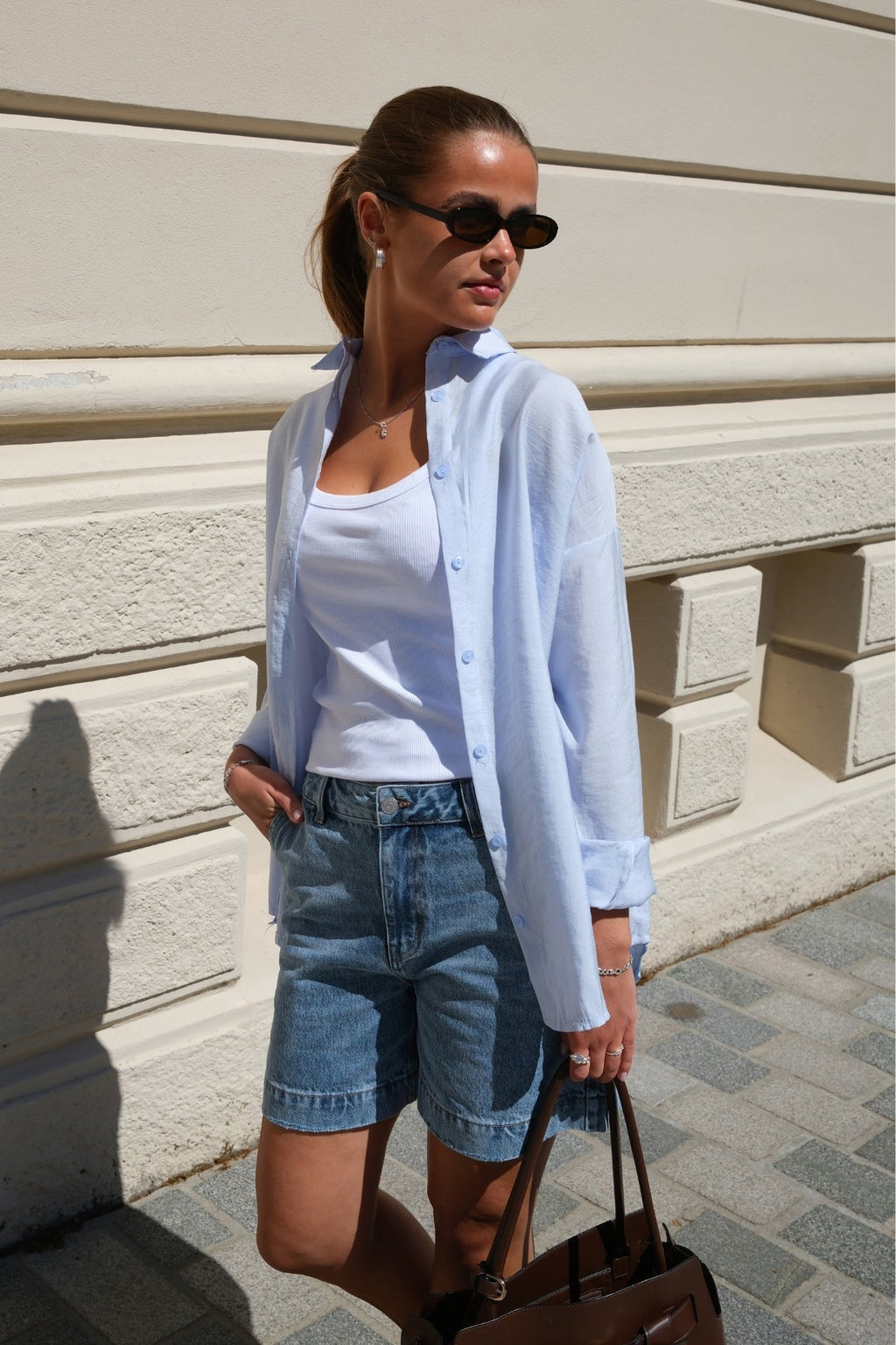 Mia camisa - azul cielo