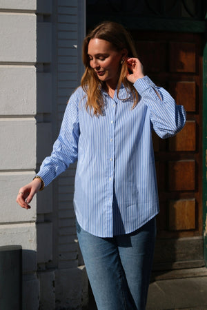 Tutta lo l/s camisa - azul de maíz
