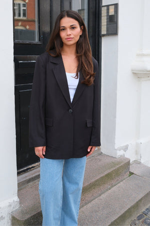 Blazer de gran tamaño - Negro
