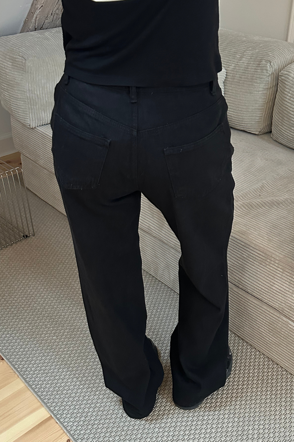 Vaqueros holgados Erica - Negro