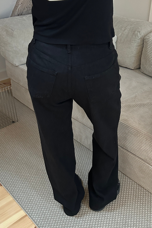 Vaqueros holgados Erica - Negro