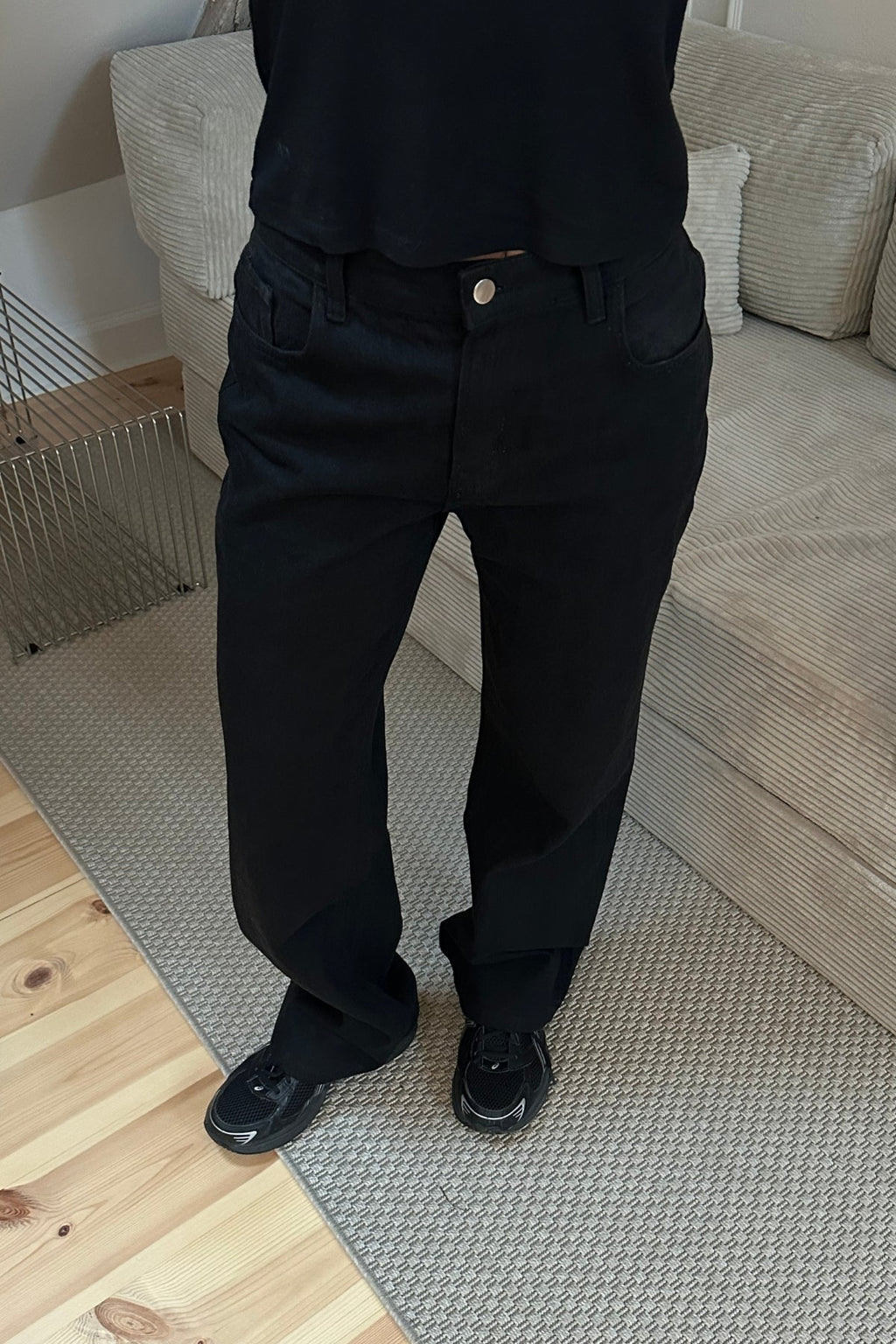 Vaqueros holgados Erica - Negro