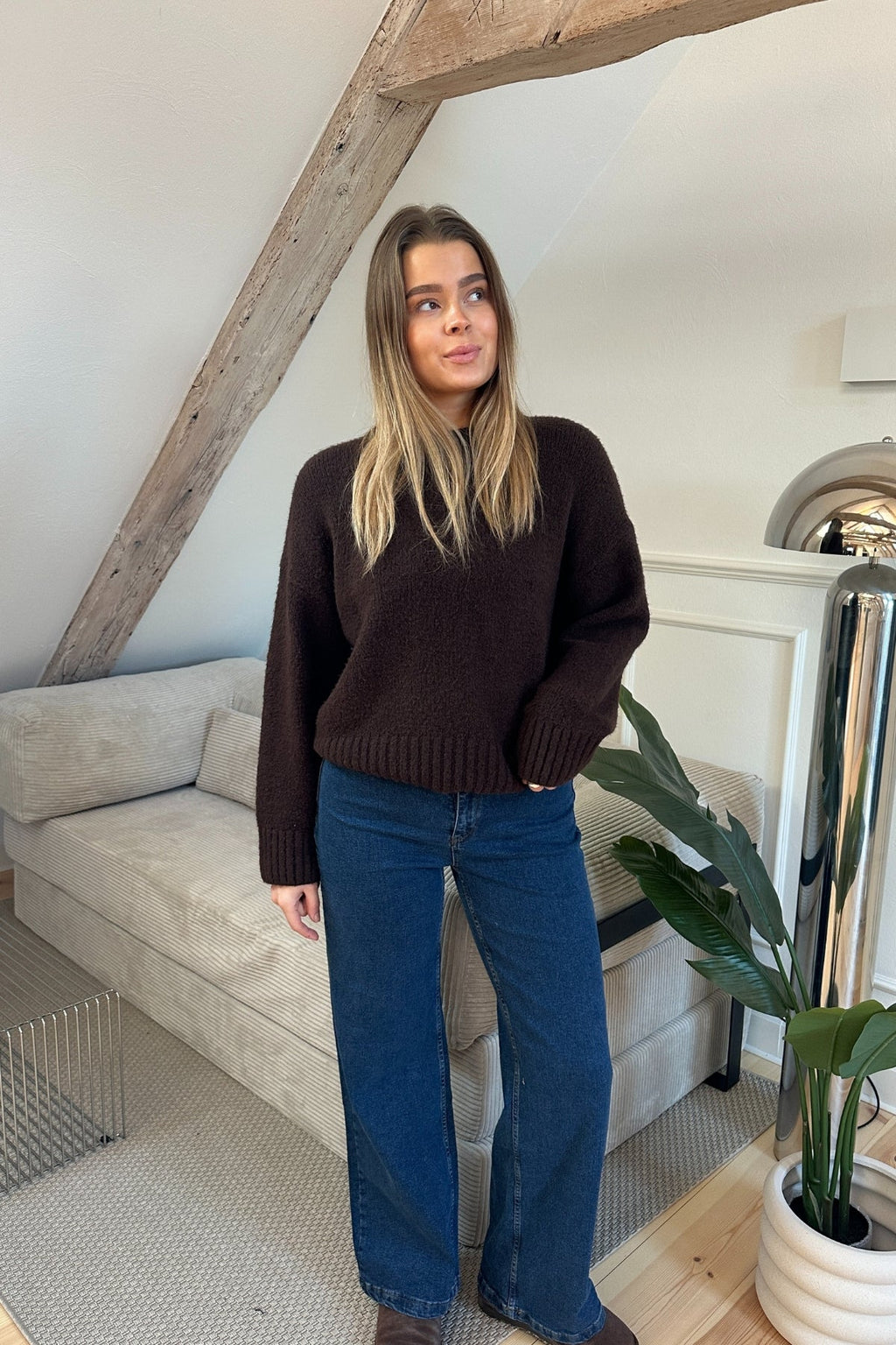 Vaqueros anchos Miley - Azul medio