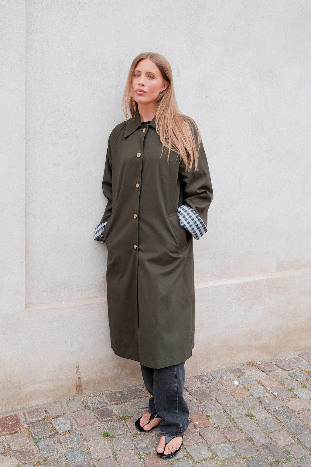 Livia Trenchcoat -  Olive
