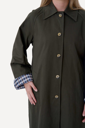 Livia Trenchcoat -  Olive