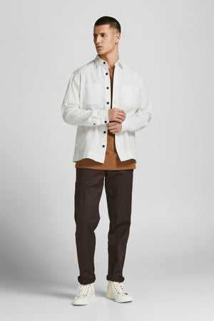 Camisa de lino Logan - blanco