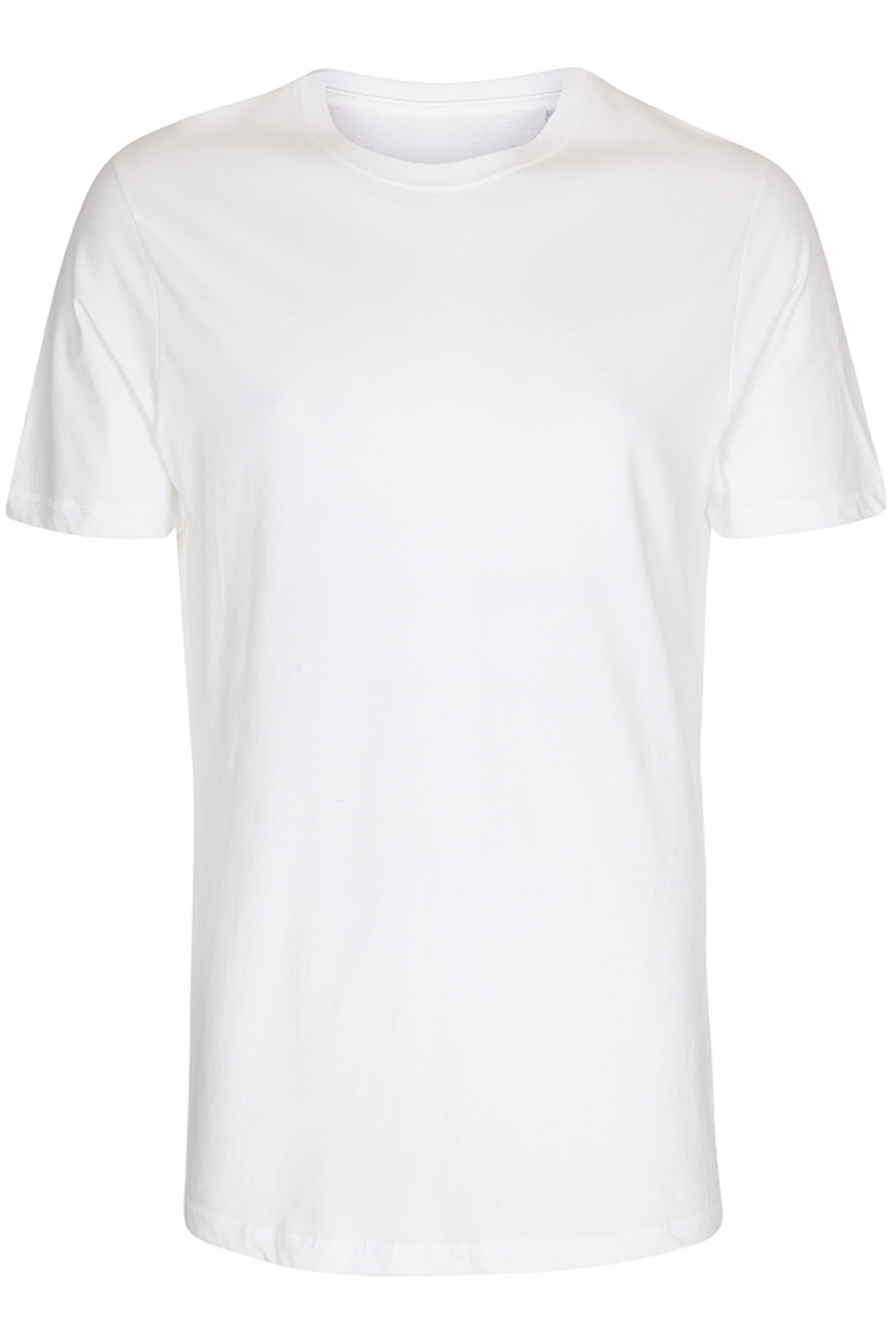 Camiseta larga - blanco