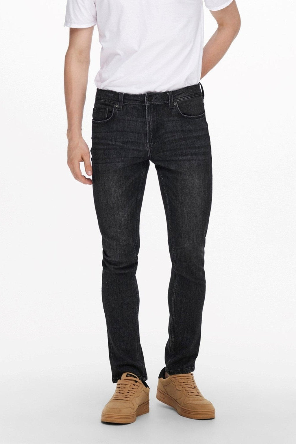 Jeans delgados de Lave Life - Denim negro