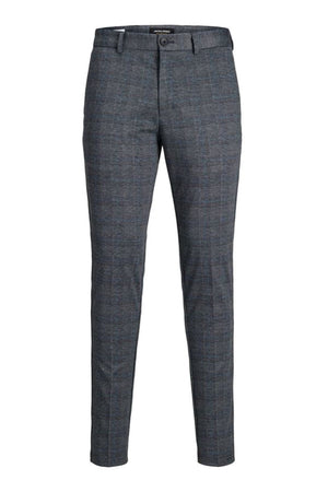 Marco Phil Pants - Dark Grey a cuadros