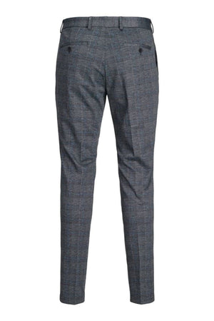 Marco Phil Pants - Dark Grey a cuadros