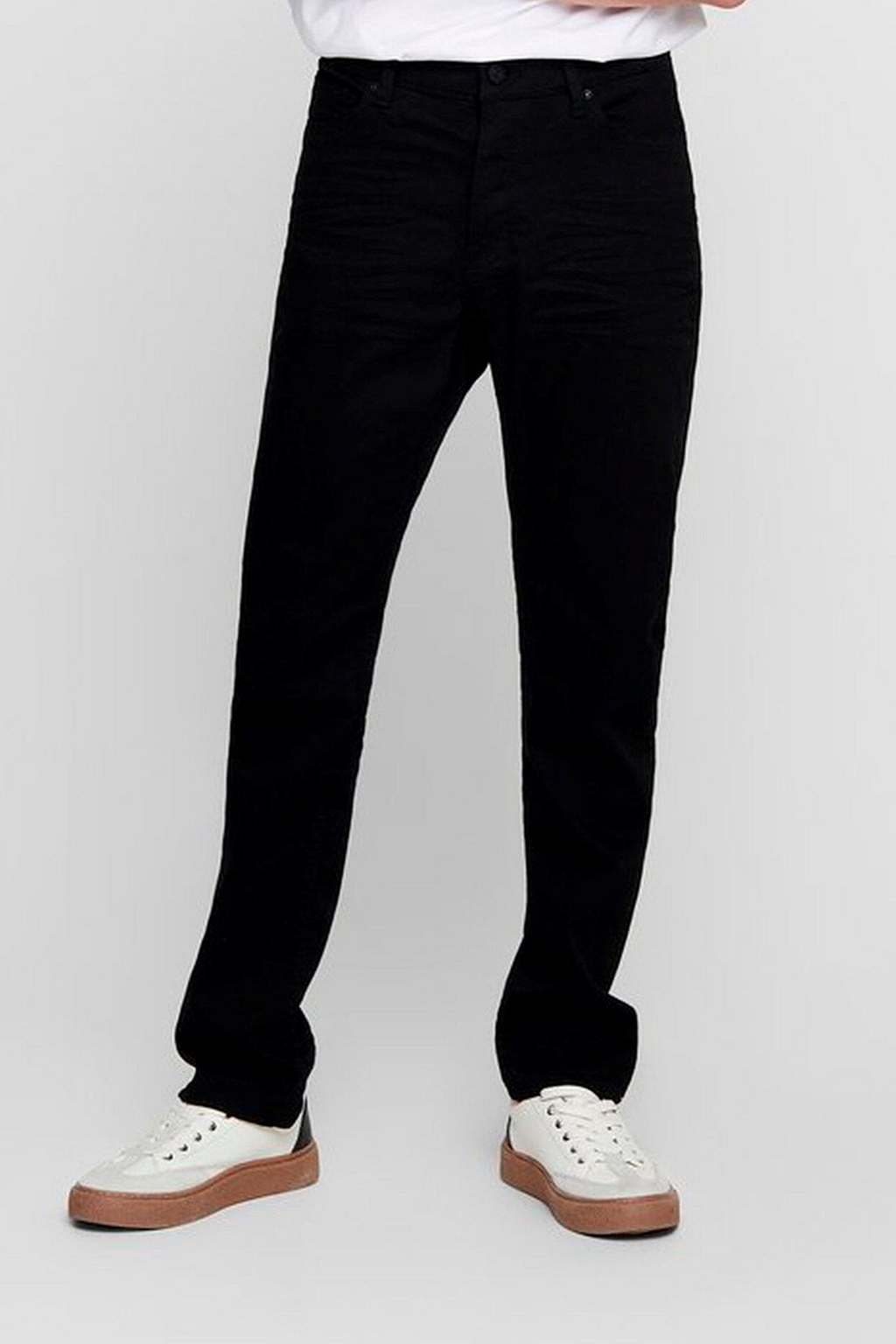 Mike Stretch Jeans - Negro (Fit Award)