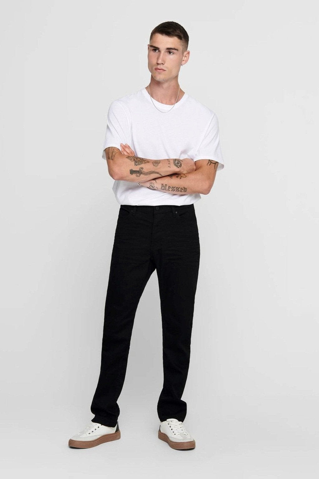 Mike Stretch Jeans - Negro (Fit Award)