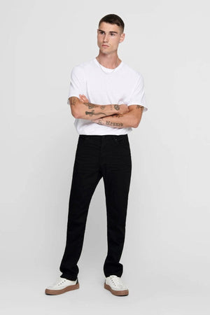 Mike Stretch Jeans - Negro (Fit Award)