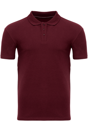 Muscle Polo Shirt - Borgoña