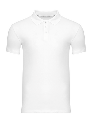 Muscle Polo Shirt - White