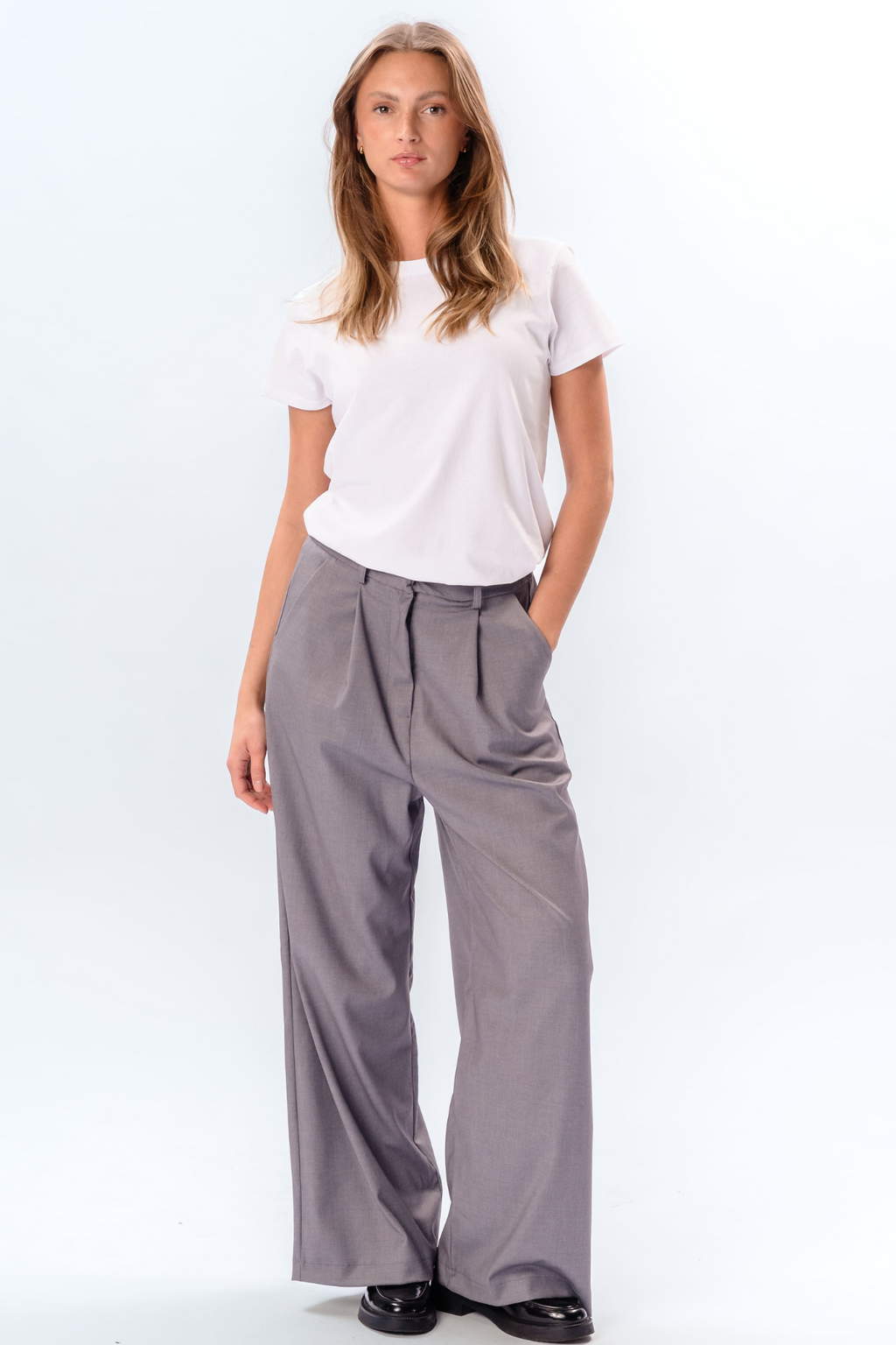 Nadia Pants - Gris claro