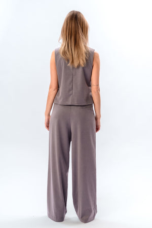 Chaleco nadia y pants (Grey Dark) - Paquete Deal