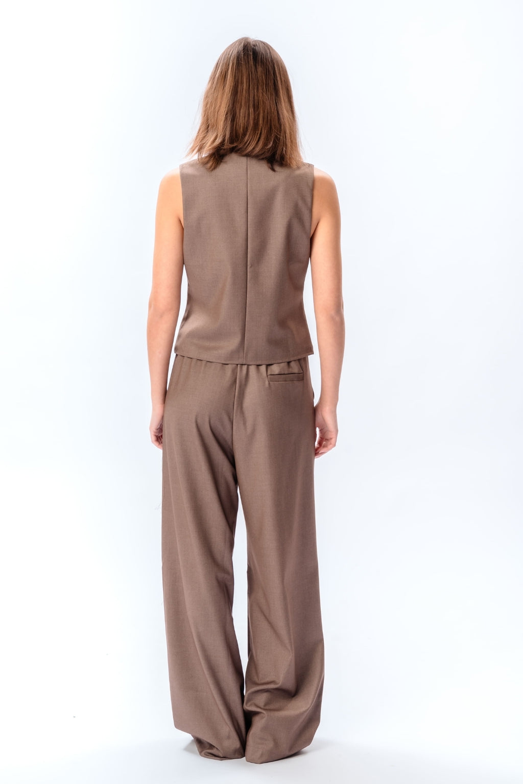 Chaleco nadia y pants (Taupe) - Paquete de paquete
