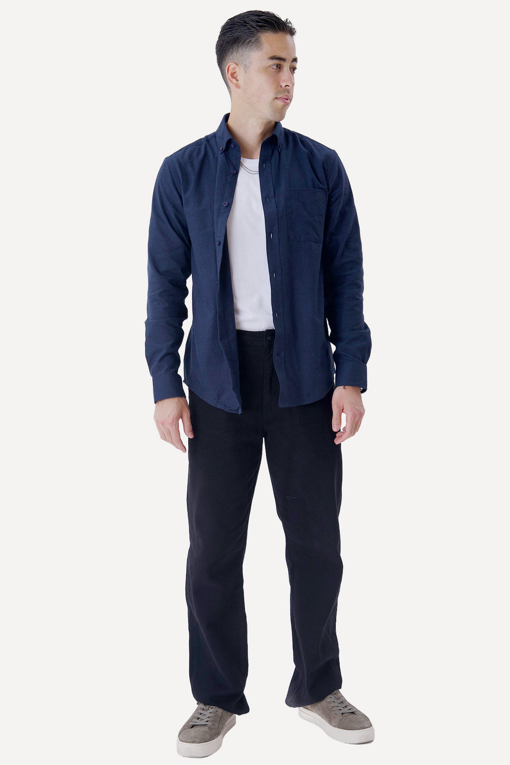 Flannel Shirt - Navy