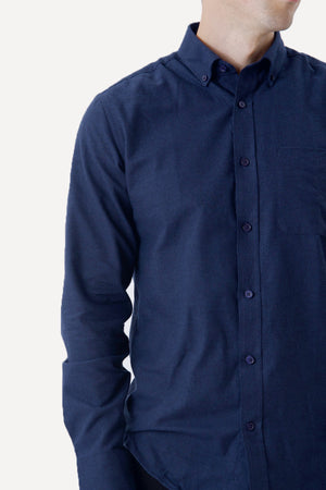 Flannel Shirt - Navy