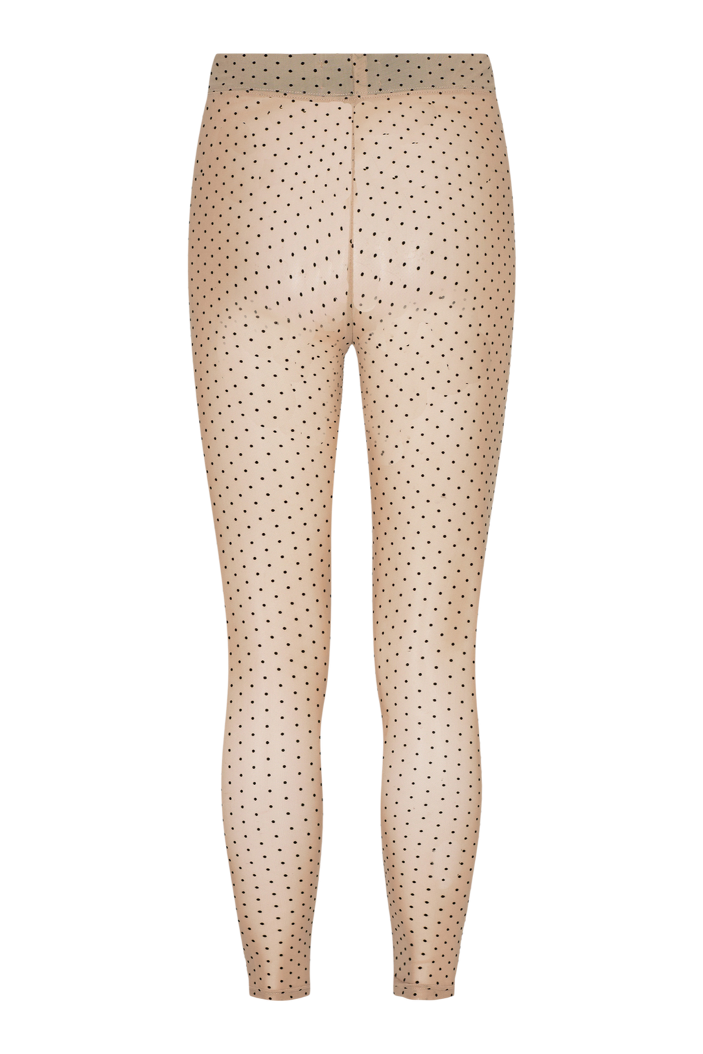 Nilla Leggings - Nude Black Dot