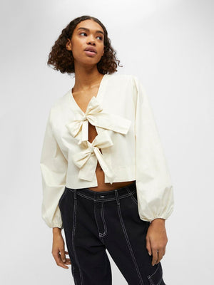 Gala Long-Sleeved Top - Cloud Dancer