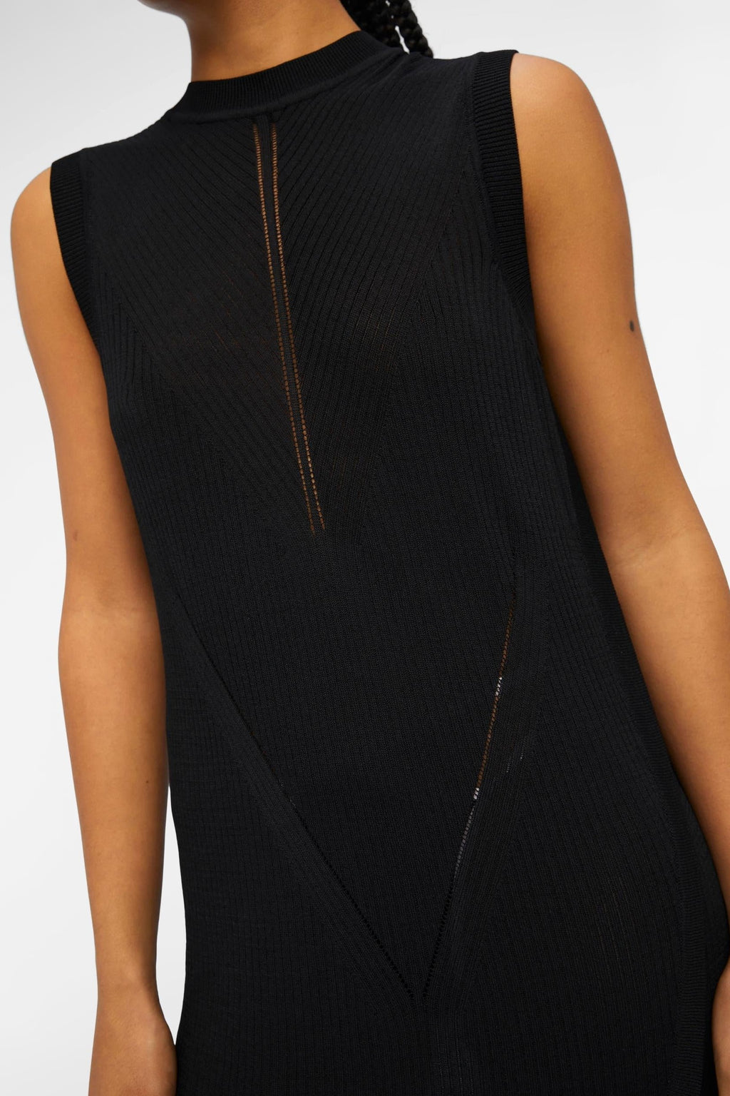 Bianka Knit Kjole - Sort