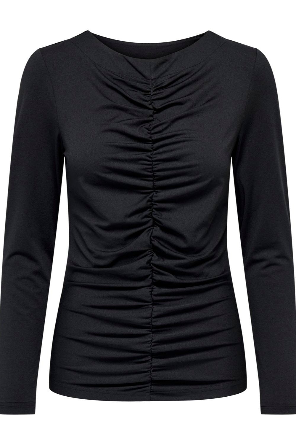 Blusa de manga larga de Sofie - negro