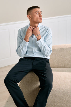 The Original Performance Camisa - Rayas Azul Claro