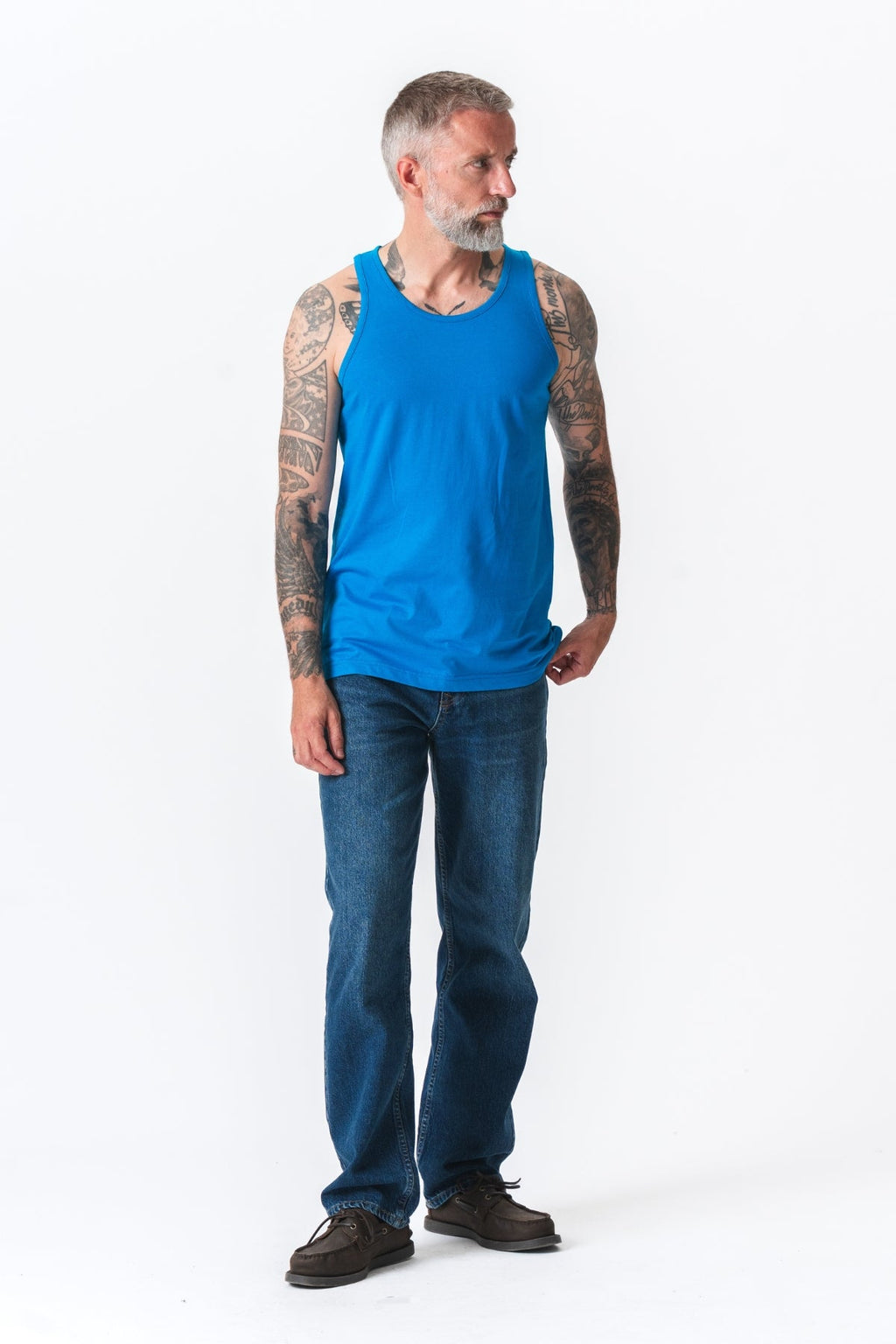 Basic Tanktop - Petrol blue