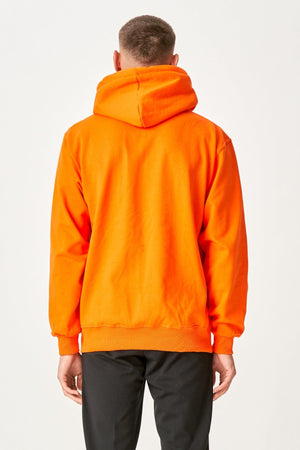 Sudadera con capucha básica - naranja
