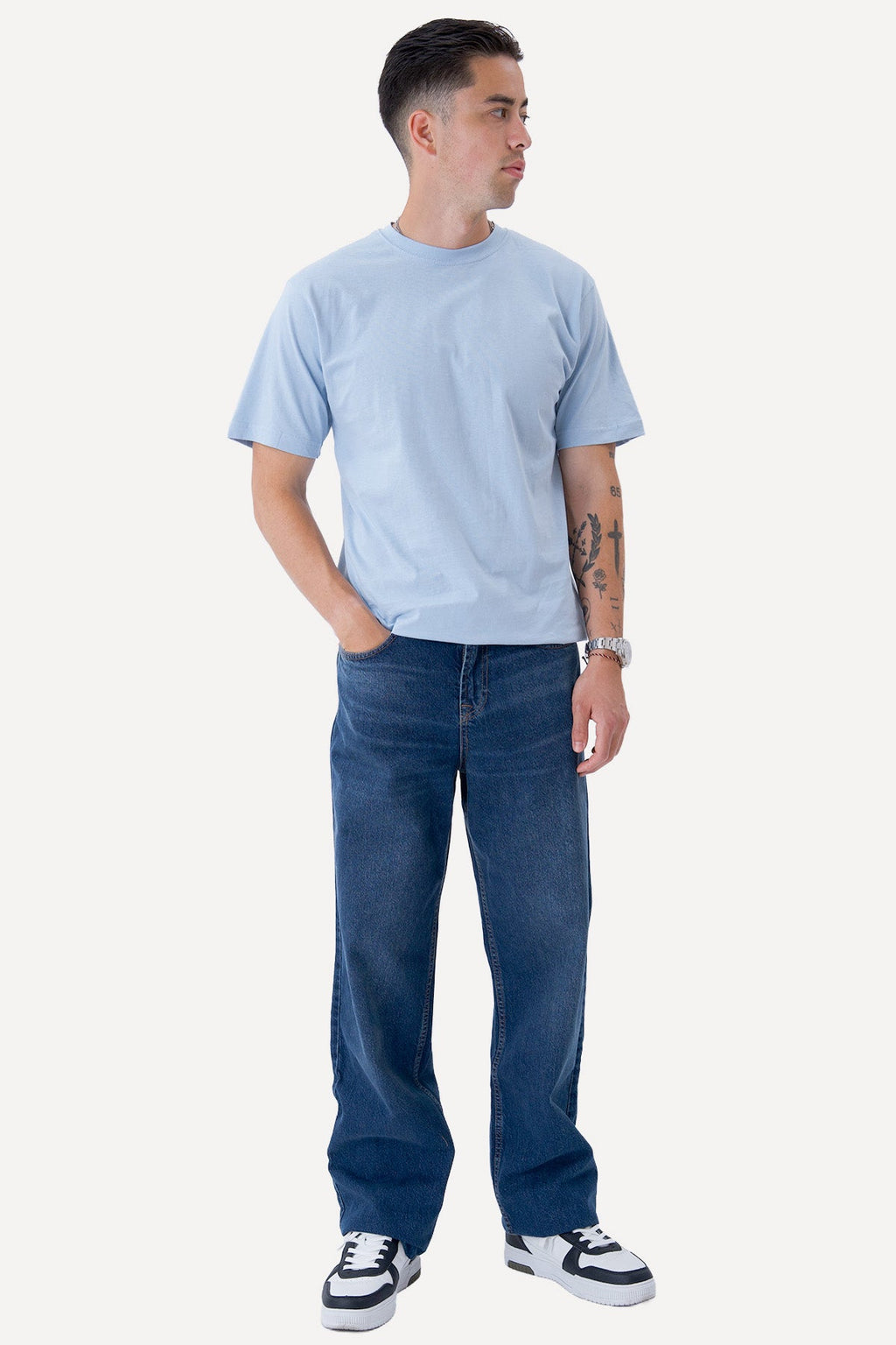 Oversized T-shirt - Sky Blue