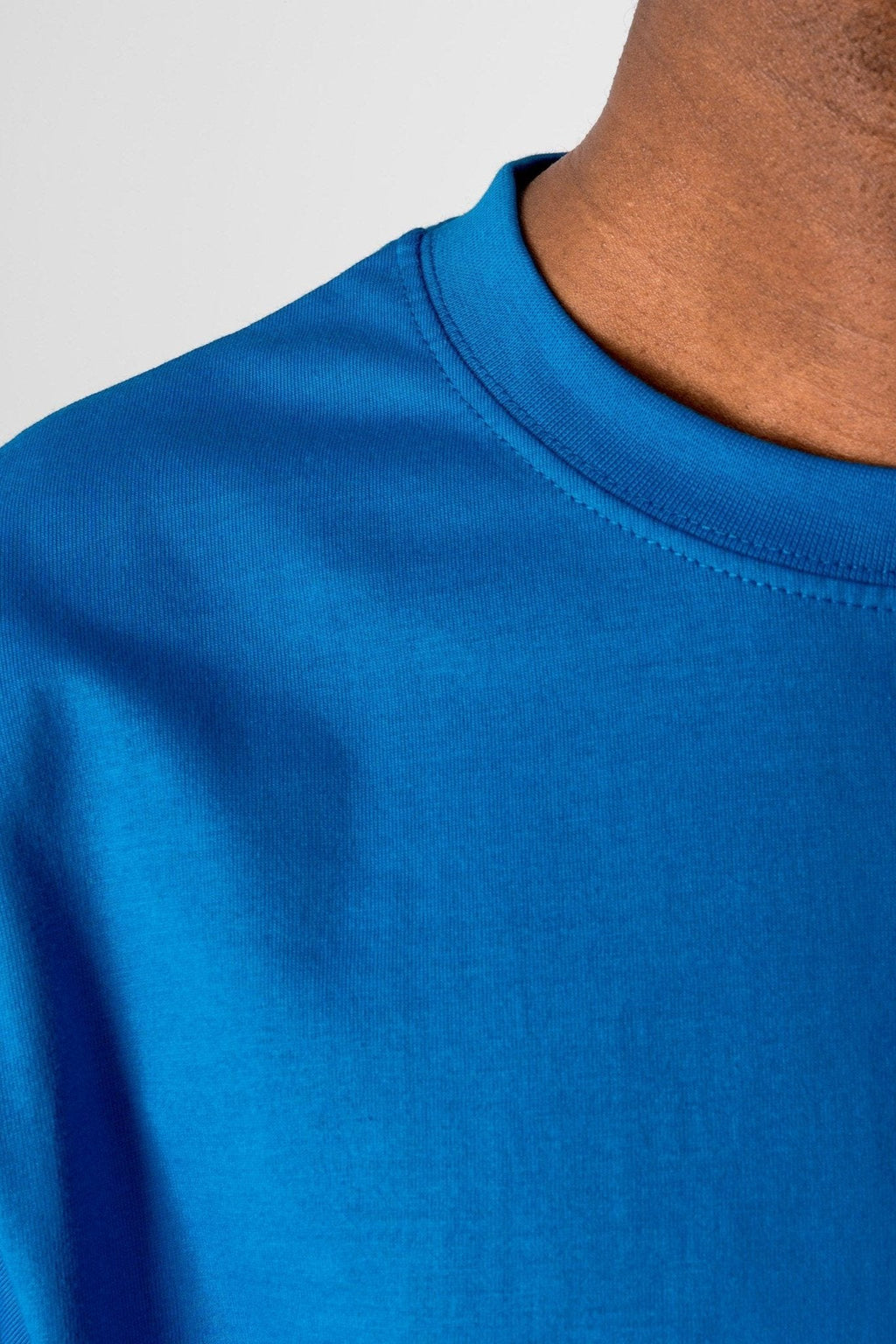 Camiseta de gran tamaño - Azul turquesa