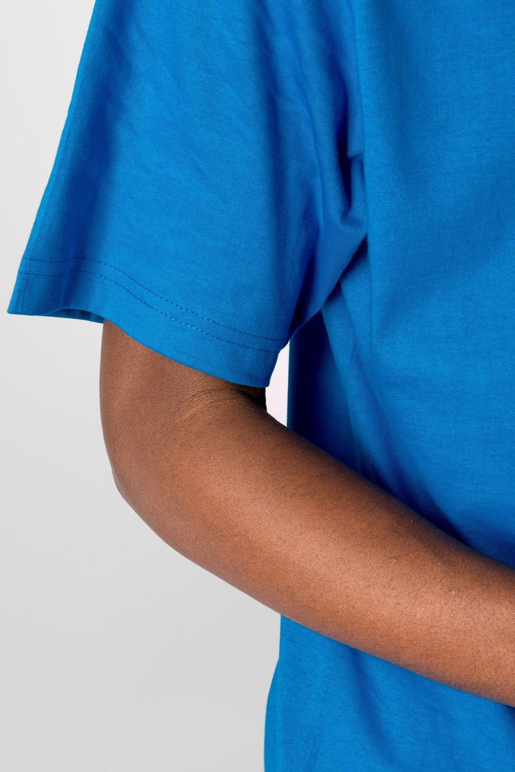 Camiseta de gran tamaño - Azul turquesa