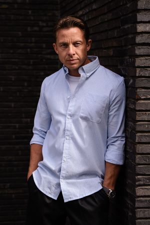 The Original Performance Camisa de Oxford - azul claro/blanco