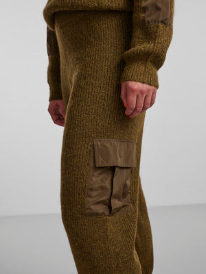 Pantalones de punto de Naura - Fir Green