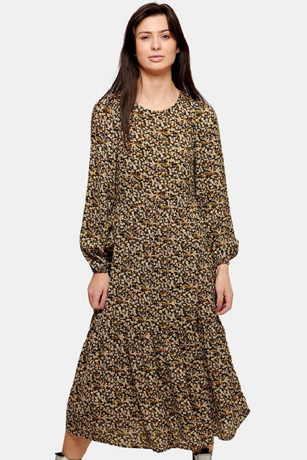 Vestido floral PALS - Negro Floral