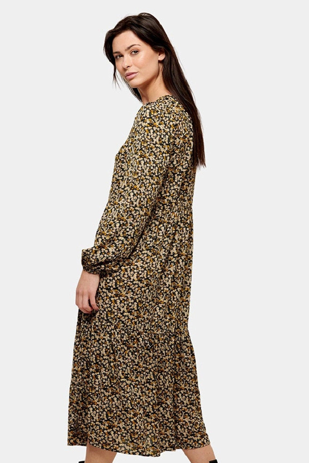 Vestido floral PALS - Negro Floral