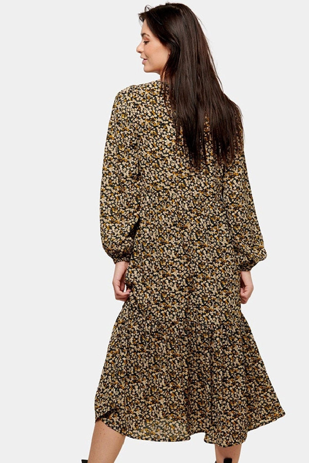 Vestido floral PALS - Negro Floral