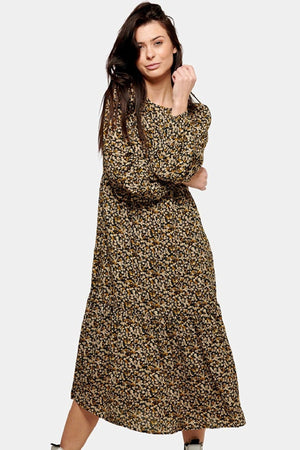 Vestido floral PALS - Negro Floral