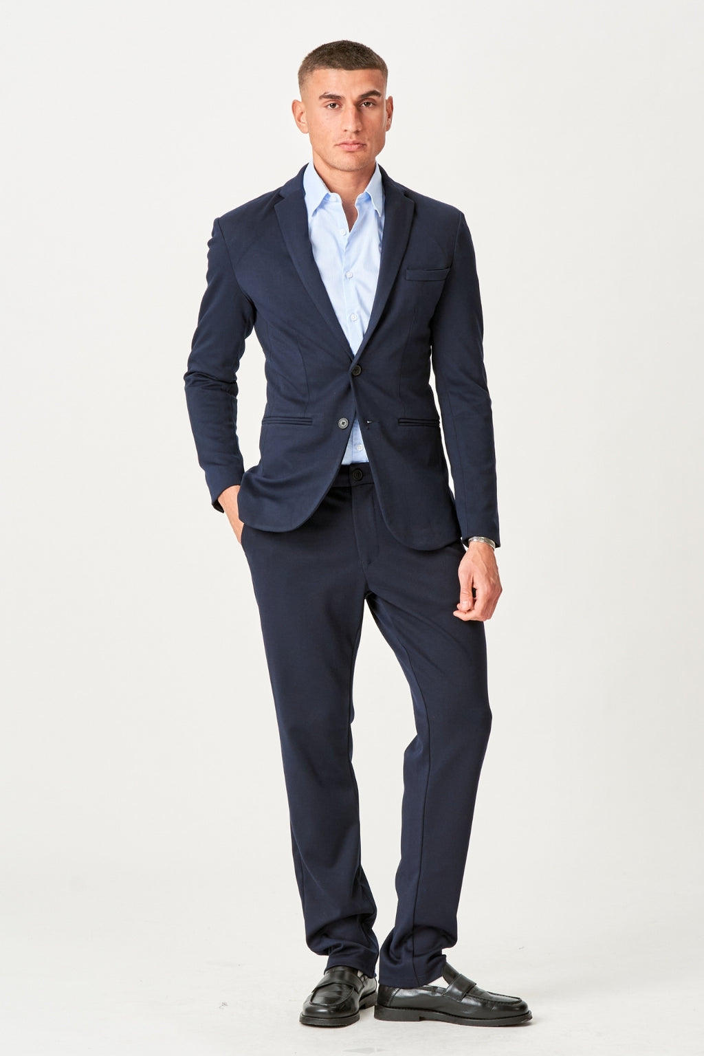 The Original Performance Suit Regular Fit – (Navy) (V.I.P)