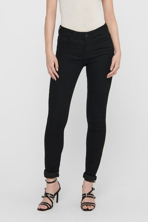 Jeans de rendimiento - Negro (Mid -Wist)
