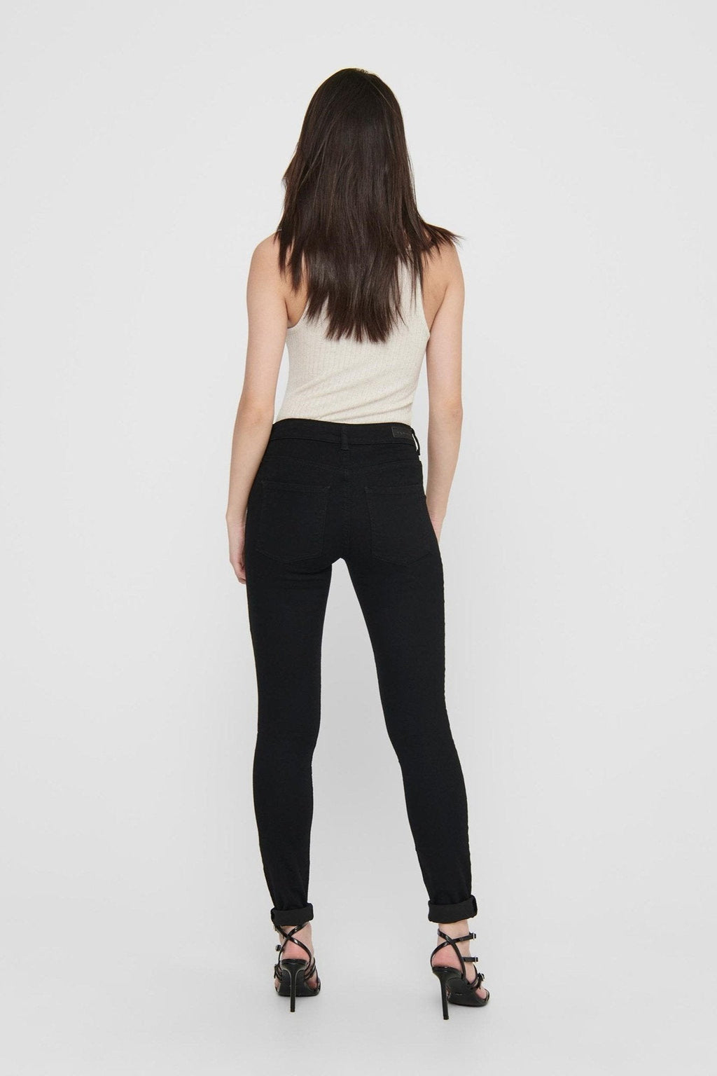 Jeans de rendimiento - Negro (Mid -Wist)